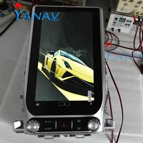 14.1" vertical screen Android 4+64GB Car GPS Navigation For-TOYOTA land cruiser LC200 2018+ car Stereo Head Unit Multimedia Play