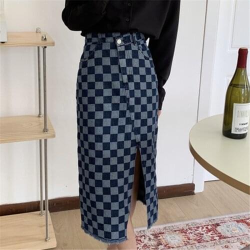 Heeylace Denim Skirts For Women