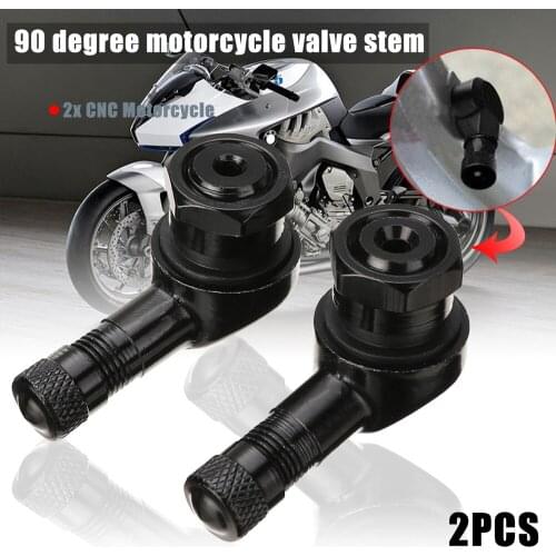 2pcs 18mm*40MM Aluminum Alloy Valve Motorcycle Electric Car Vehicles Wheel Tire Clip Pump Nozzle Clamp Thread Inflator Valves