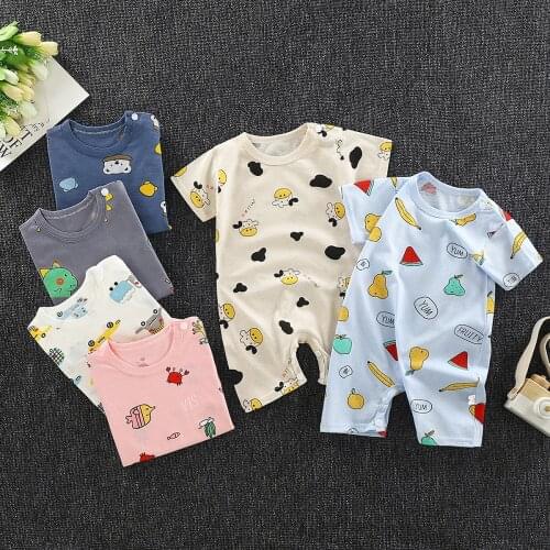 2021 New Cheap Stuff Newborn Baby Rompers Cotton Infant Girls Boys Jumpsuit 0-24 Month Toddler Kids Clothes Baby Rompers