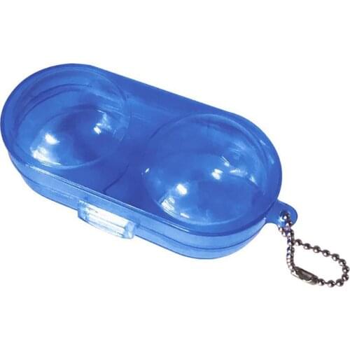 Table Tennis Container Box Portable Plastic Storage Case for 2 Ping-Pong Balls