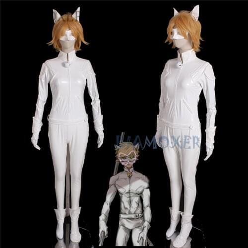 Adrien Agreste Black Chat noir Chat Blanc Catsuit Cosplay Costume + Mask halloween cosplay
