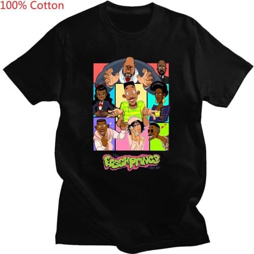 New Arrival Awesome The Fresh Prince of Bel Air T-shirts Cotton Nice Homme Clothes Fashion Tee Mens Brand Casual T Shirts