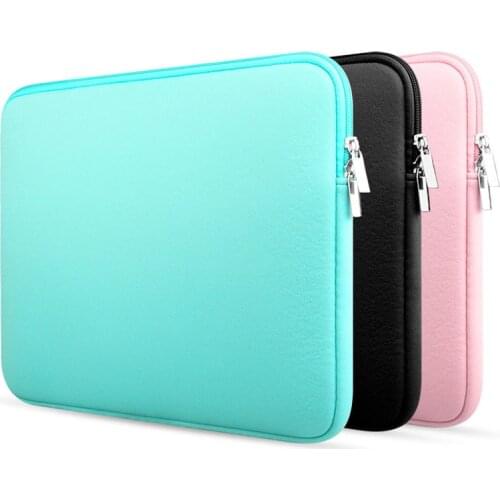 Upgrade 11 13 14 15.6 inch Laptop Sleeve case For Macbook Air Pro Ultra-book Notebook computer Soft Plush lining Zipper Bag