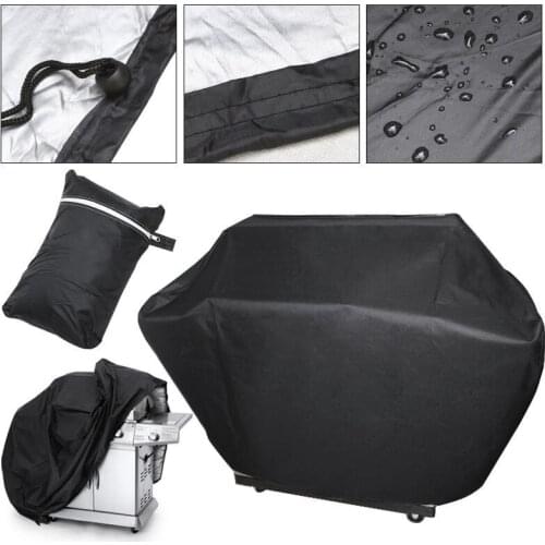 Outdoor Camping Picnic 145*61*117 CM Waterproof BBQ Cover Rain Barbecue Grill Protector Gas Charcoal BBQ Grill Anti Dust Shield