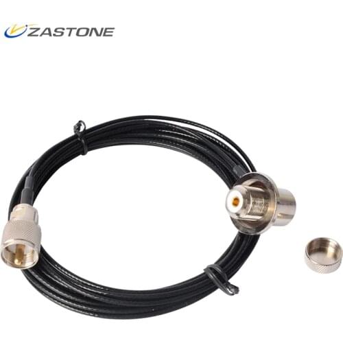 RC-316 Coaxial Extend Cable PL259 Car Radio Walkie Talkie Accessories Antenna Cable for ZASTONE D9000, TH-9800,MP320,MP380