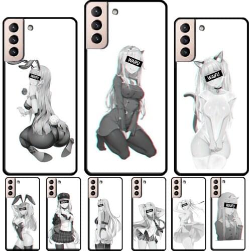 Darling in the FranXX Zero Two Waifu Silicone Case For Samsung Galaxy S21 S20 FE S8 S9 S10 Plus Note 10 9 Note 20 Ultra Coque