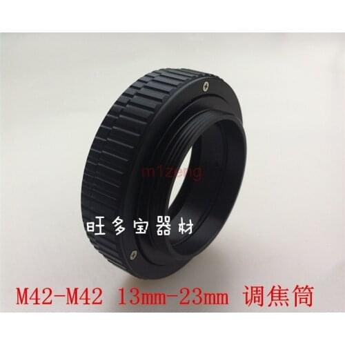 M42-M42 13-23 M42 to M42 Mount Focusing Helicoid Ring Adapter 13mm-23mm Macro Extension Tube