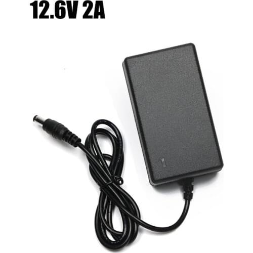 100V-240V 12.6V 2A 18650 Lithium Battery Charger 12 V Volt Power Adapter DC 5.5*2.1MM Power Supply 12.6 V 2A
