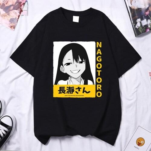 Don't Toy with Me, Miss Nagatoro Japanese Manga Women Men Fashion Summer Top Aesthetic Clothes Harajuku T-shirt Ladies Clothing