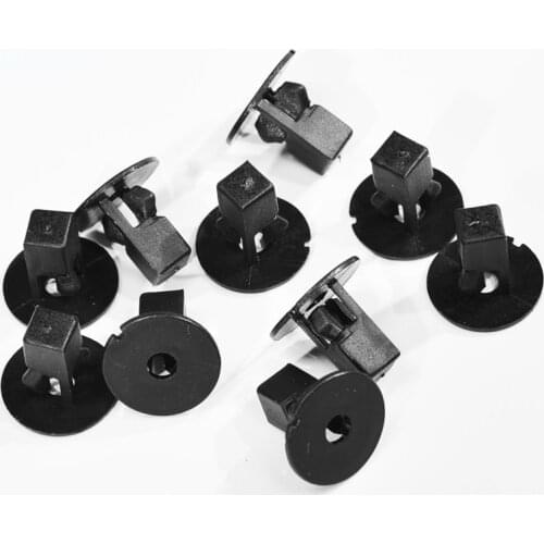 10Pcs/50Pcs Nylon General Clips For Fender Liner Screw Grommets 9MM For Toyota Tacoma for Lexus Black Car Auto Clips 90189-06065