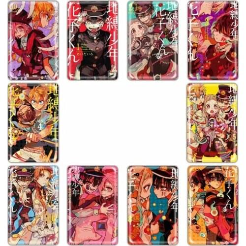 10pcs Toilet-Bound Hanako kun Card Sticker Smooth Surface DIY Decoration Bus ID Anime Stickers