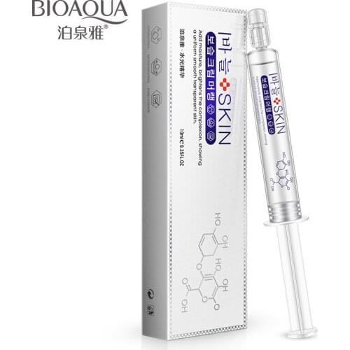 BIOAQUA 10Pcs Hyaluronic Acid Liquid Whitening Moisturizing Anti Wrinkle Collagen Essence Anti Aging Face Care