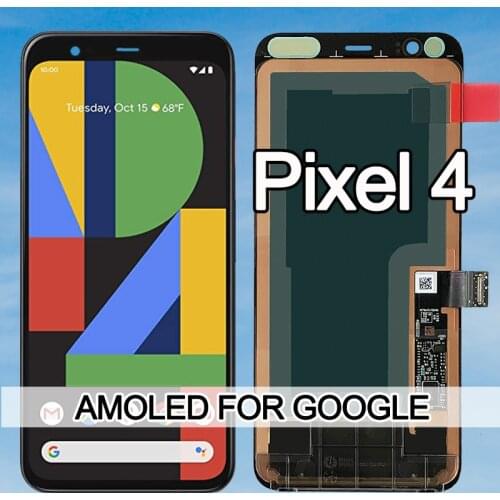 100% Tested amoled For Google Pixel 4 LCD Display Touch Screen Digitizer Assembly Replacement LCD For Google Pixel4 display