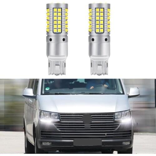 2Pcs 100% Canbus Car LED DRL For VW Caravelle T6 2016 2017 2018 2019 2020 Daytime Running Light Bulb Error Free