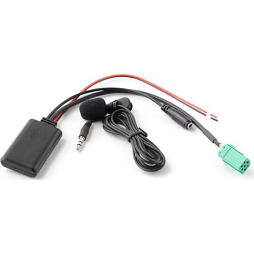 Car AUX Audio BT Adapter with Microphone Handsfree Phone Call AUX-IN ISO 6Pin Replacement for Renault Auto Accessories