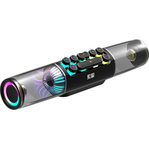 30W LED lights Bluetooth Speaker Music Centre Wireless Soundbar 3DStereo for PC Computer Speakers Subwoofer Home Theatre BoomBox