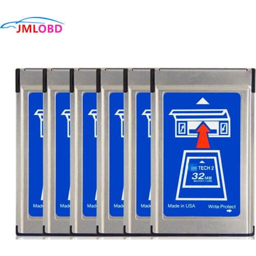 For G-MTech2 Card With 6 Software 32MB Card For Tech2 Diagnostic Tool for G-M Tech2 32MB Memory Card Free Shipping
