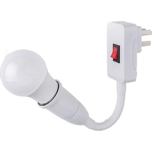 E27 E14 Flexible Extension Converter LED Light Lamp Bulb Connector Extend Adapter Wall Socket Lamp Base Holder Screw Socket