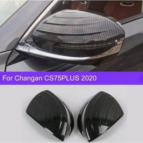 ABS Chrome Rearview mirror cover Trim/Rearview mirror Decoration Car styling for Changan CS75PLUS 2020