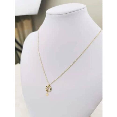 Korean fashion necklace steel