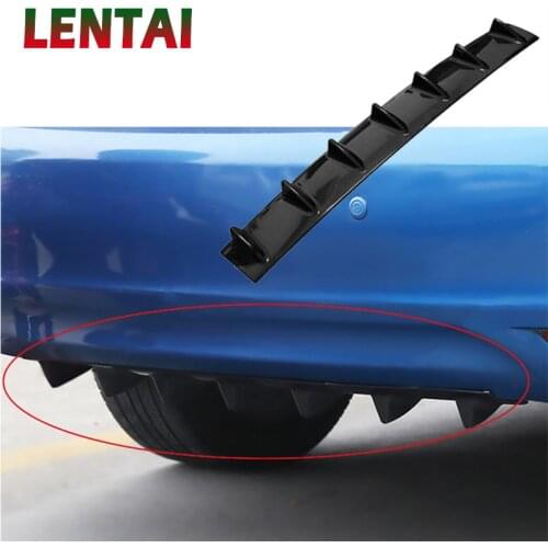 LENTAI For BMW e46 e39 e90 e60 e36 f30 f10 e30 x5 Volkswagen polo Jaguar 1PC Car Rear Bumper Modified Spoiler Shark Fin Styling
