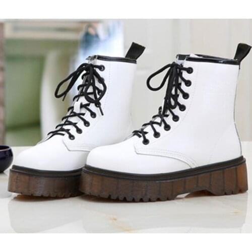 Fashion Warm Plush Snow Boots Women Pu Leather Shoes for Winter Woman Casual Spring Female Ankle Boots
