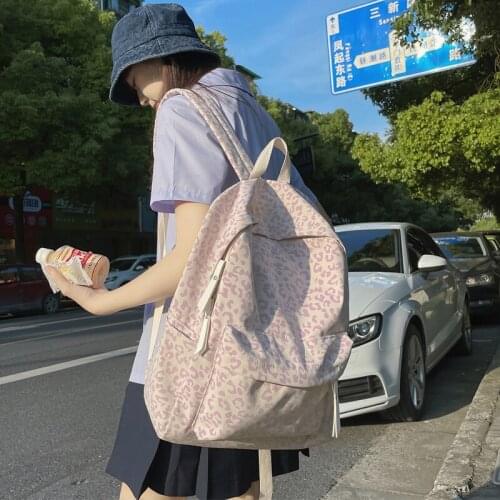 Fashion Backpack Canvas Women Backpack Anti-theft Shoulder Bag New School Bag For Teenager Girls School Backapck Female