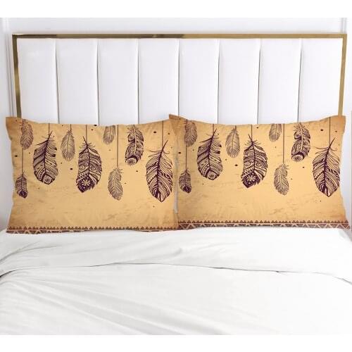 Customize 3D 2PCS Pillow Cases Decoration Throw Pillow Cover Bedding PillowCase 80x80 60x70 Home textile Bohemia Drop Ship