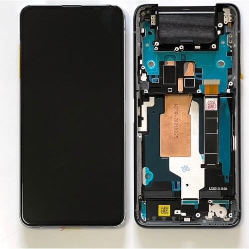 6.67'' Original AMOLED For Asus Zenfone 7 ZS670KS Lcd Display Screen Touch Panel Digitizer For Zenfone7 Pro ZS671KS ASUS_I002DD