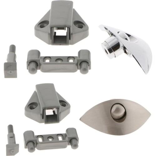 Half Moon Push Latch Knob Cabinet Lock RV Boat Cabinet Locks