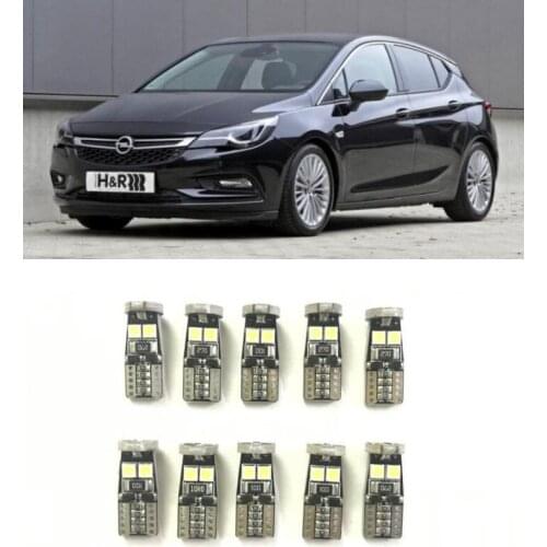 Canbus w5w Led interior lights For opel ASTRA K CORSA c D E MERIVA B movano karl Combo zafira a b tourer c p12