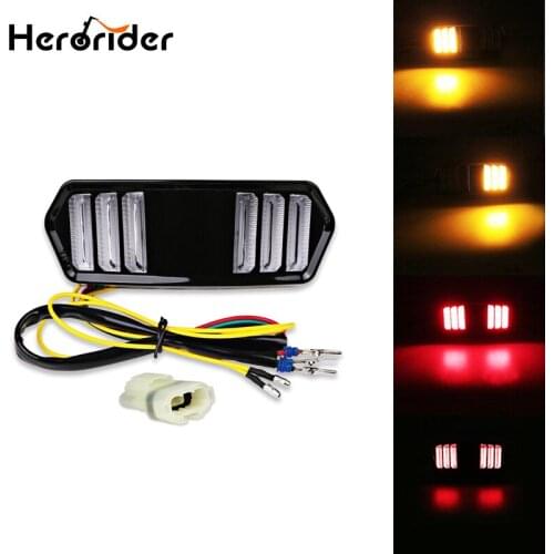 Led Motorcycle Rear Tail Light Brake Turn Signal Integrated Light LampTaillight For Honda MSX125 CBR650F CTX700 CTX700N