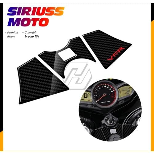 3D Carbon-look Upper Triple Yoke Defender Case for Honda VFR 1200 2010-2016