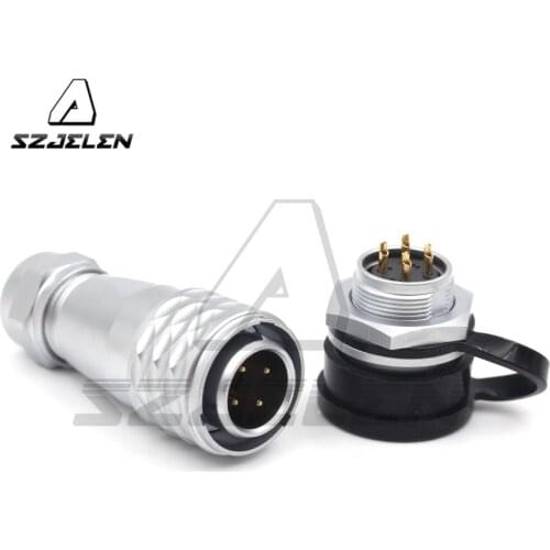 WEIPU SF16 series Waterproof and dust-proof Connector 4pin plug socket,male female connector IP67