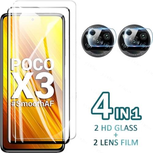 Poco x3 NFC tempered glass for poco x3nfc glass pocophone x 3 camera protection for xiaomi poko pocco poxox3NFC screen protector