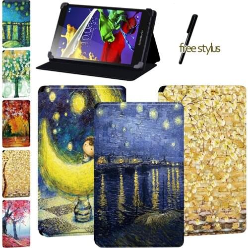 Painting Tablet Case for Lenovo Tab 2(A7-10/A7-10F/A10-70)/Tab 2 A8/Tab 4 (10 /10 Plus)/Tab 4 (8/8 Plus)/Tab 3(7 Essential/10.1)