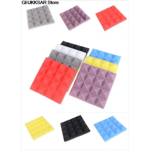 25*25cm 5cm Thickness Acoustic Panels Soundproofing Studio Foam Treatment Sound Proofing Excellent Sound insulation Decoration
