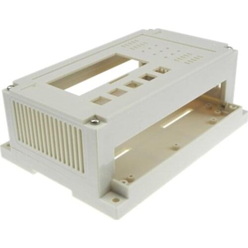 1pcs/lot ABS plastic box din rail enclosure casing enclosure electronics for electrical cabinet plastic PLC case 155*110*64mm