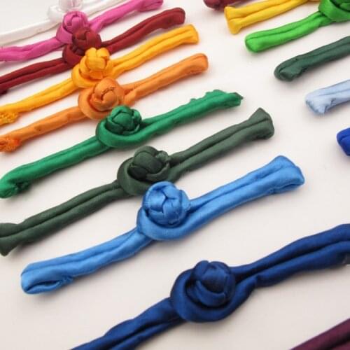 10 Pairs Chinese Tang Suit Handmade Cheongsam Buttons Knot Fastener Closures DIY Buckle