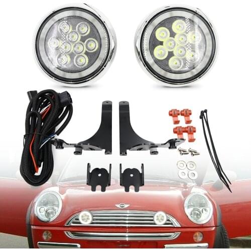 2X For MINI Led Rally Lights LED DRL Daytime Running Driving Lamp For Mini Cooper R50 R52 R53 2001-2006