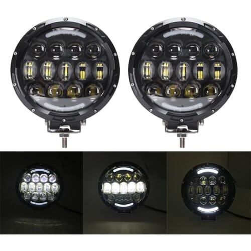 7inch 105W Offroad Car 4WD Truck Tractor Boat Trailer 4x4 SUV ATV 24V 12V Spot LED Light Bar LED Work Light