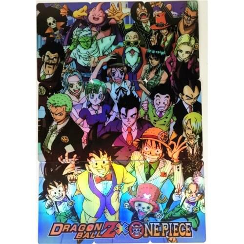 9pcs/set Super Dragon Ball Z ONE PIECE Heroes Battle Card Ultra Instinct Goku Vegeta Game Collection Cards