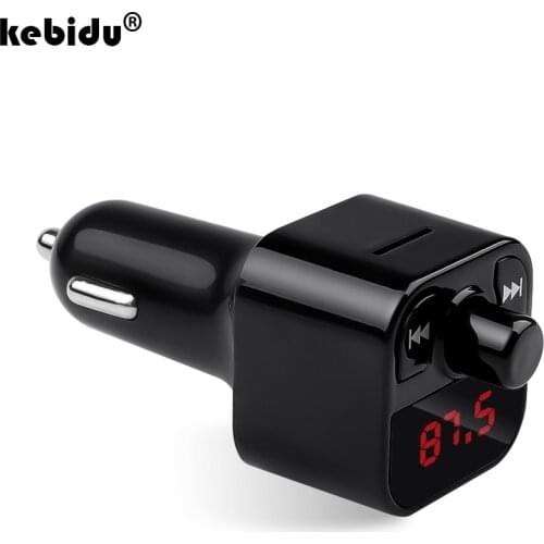 Bluetooth 5.0 Car FM Transmitter Modulator 4.1A Dual USB Ports Car Charger MP3 Player Wireless Audio Receiver Handfree Kit