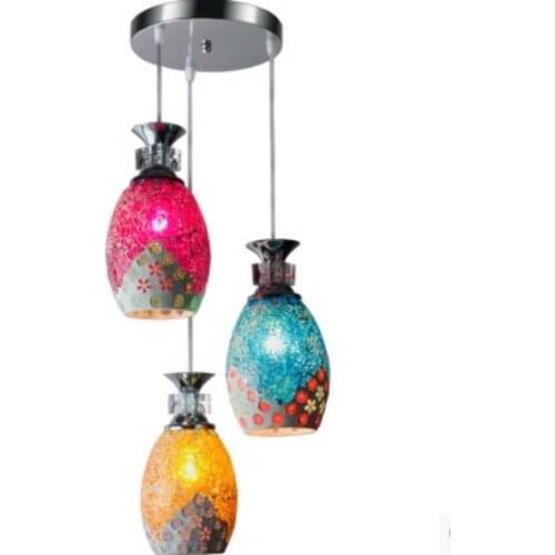 Bohemia three Masek pendant light bar dining room hall bedroom study DF30