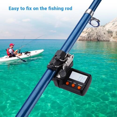 Digital Fishing Line Length Counter Fishing Line Counter Equipped With Light Fishing Tackle Tool de pesca peche a la carpe Carp