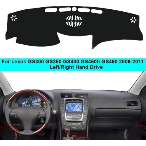 For Lexus GS GS300 GS350 GS430 GS450h GS460 2006 - 2011LHD RHD 2 Layers Car Dashboard Cover Carpet Cape Dashmat Protector Pad