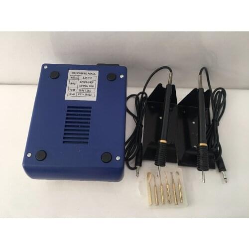 Jewellery making 1set Dental lab Equipment Electric Wax Carving knife Machine with 6 Wax Tips and 2 Wax Carving Pen