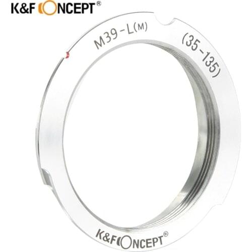 K&F Concept Lens Mount Adapter for Leica 35mm/135mm M39 Mount Lens to Leica DSLR Camera Body