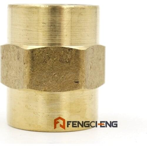 1/2" NPT Brass Full Coupler